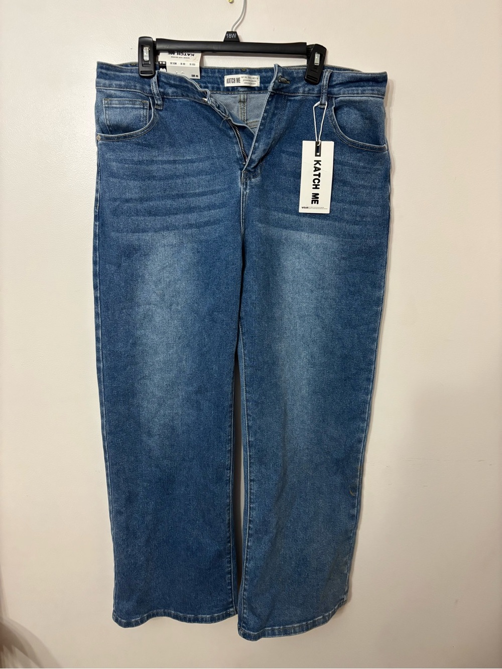 As Seen On Tik Tok! High-Rise Wide-Leg Jeans